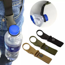 Tactical Gear Buckle Hook Water Bottle Holder Belt Clip Bush Camping Carabiners