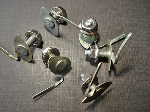 10 Pcs Ford Hood Door Body Side Trim Moulding Clips Nuts Sealer 3/4 - 7/8 NOS - Foto 6