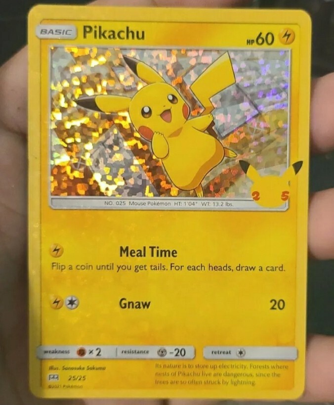 Pikachu 025/025 McDonald's 25th Anniversary Holo for sale Pikachu 025/025 McDonald's 25th Anniversary Holo for sale