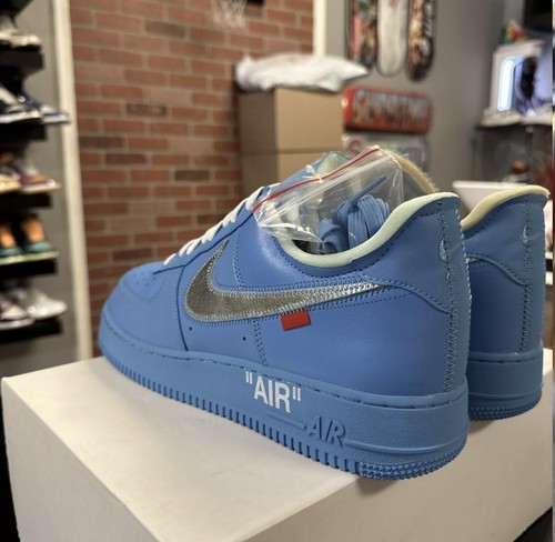 Original CI1173 400 Nike Air Force 1 Low Off-White MCA University Blue Größe 13 - Bild 12 von 24