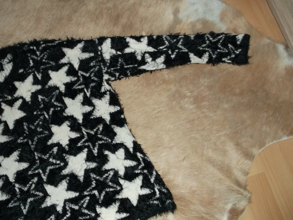 Only Damen Pullover kuschlig Weich langarm Gr.M Beige/Schwa  unbedingt ansehen!! - Bild 3 von 4