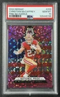 CHRISTIAN MCCAFFREY PSA 10 2024 PANINI MOSAIC #256 NO HUDDLE PINK PRIZM 5/20