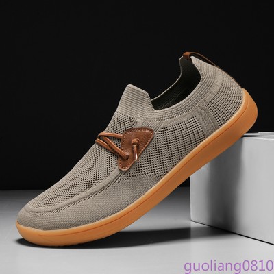 Men's Mesh Shoes Round Toe Casual Slip On Sport Breathable Oversize Fashion SZ