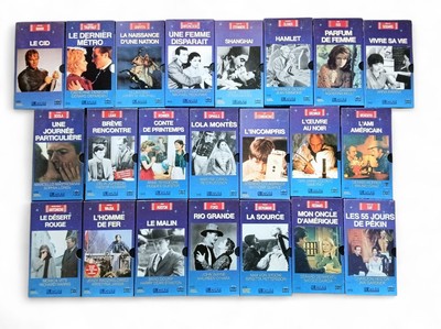 Genies du Cinéma - Set mit 22 VHS-Kassetten auf Französisch + Aufbewahrungsbox