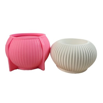Handcraft Your Own Stripe Planters with High Quality Silicone Molding Set