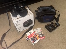 Panasonic Lumix DC-FZ80D Camera w 3 Batteries Cable Bag 3 SD Cards Dual Charger