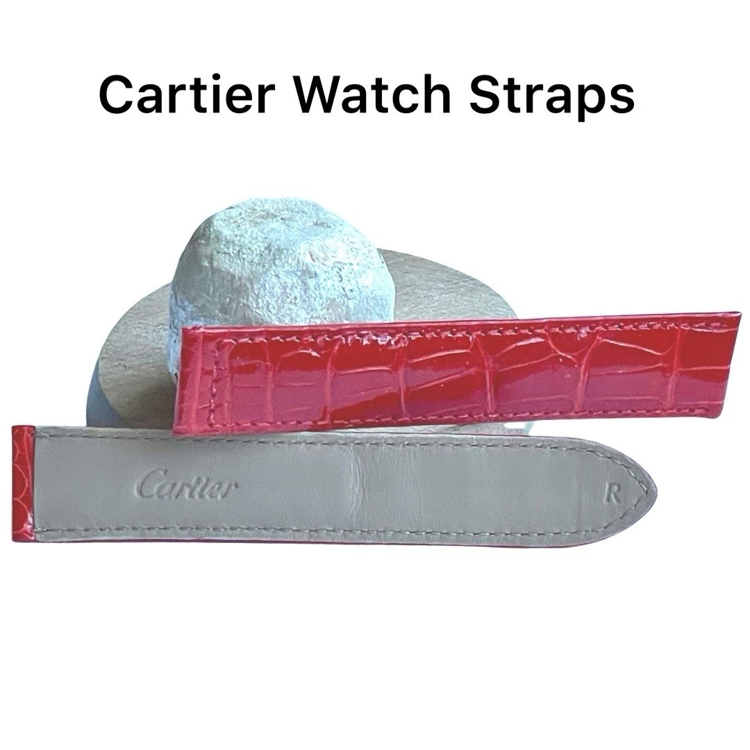 Cartier Leather Wristwatch Bands 19 mm Band Width for sale | eBay