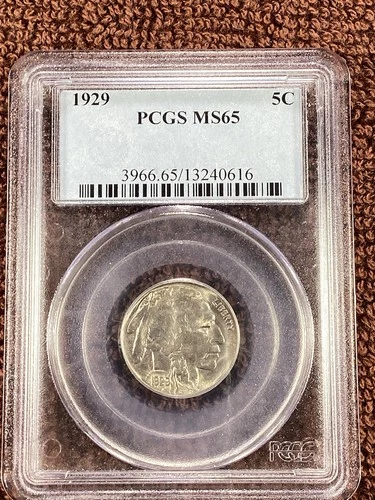 1929 P PCGS MS65 Buffalo Nickel.(0616). Free Shipping.