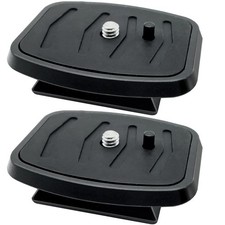 IOUALEY 2 Pack 35 mm Tripod Quick Release Plate Camera 35mm, Black