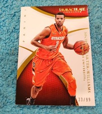 2015 Panini Immaculate Collection Michael Carter Williams Syracuse 33/99