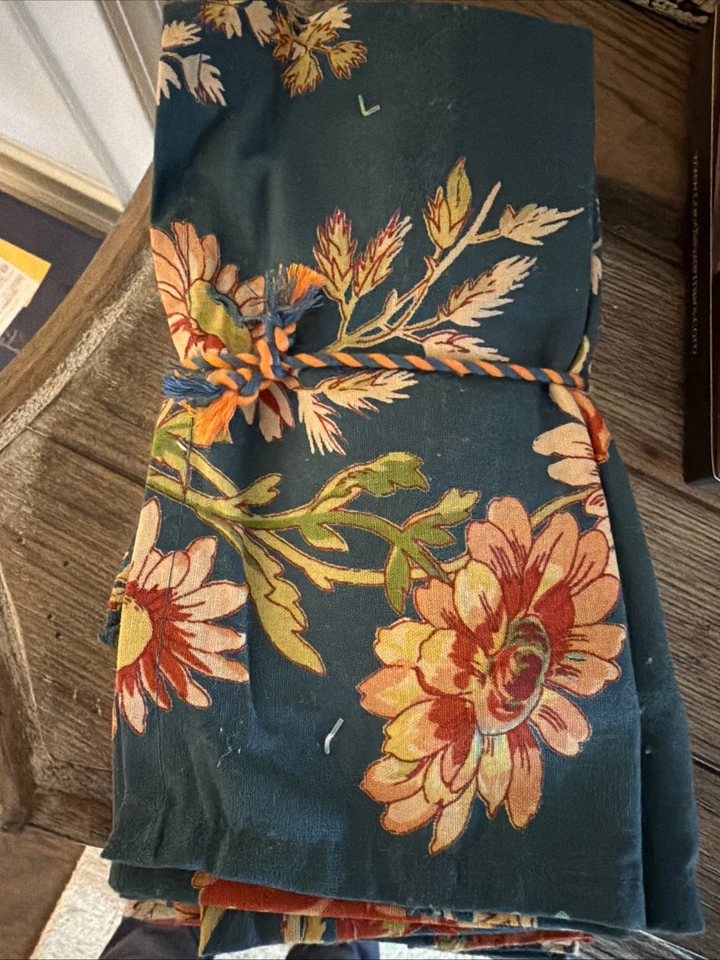 Juego de 10 servilletas April Cornell Wildflowers algodón edición aniversario 16x16 nuevo con etiquetas Foto 2 de 4