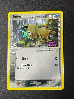 Meowth (Delta Species) 71/110 Holon Phantoms Reverse Holo