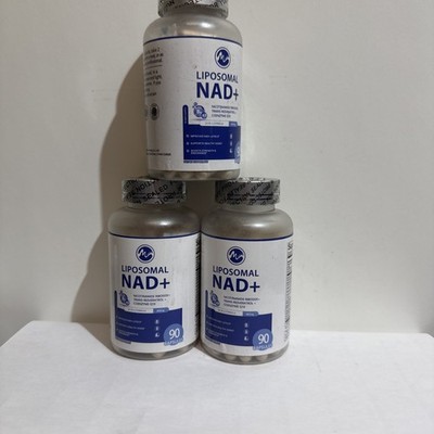 3 Pack - Liposomal NAD+ Resveratrol for Healthy Skin-Aging |BB: 04/27|
