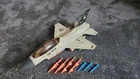 Hasbro 1993 GI Joe Ghost Striker Jet Plane X-16 Incomplete