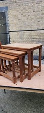 Classic Genuine  Robert Mouseman Thompson Medium Oak Nest Of Tables
