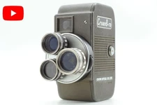 [Exc+5] Crown 8-T3 8mm Cine Movie Film Camera 3x Lens From JAPAN