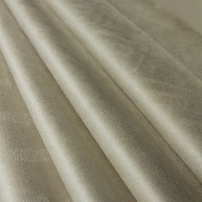 Light Beige Faux Suede Curtains Soft Furnishing Fabric Upholstery By The Metre