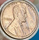 1917-D LINCOLN CENT PENNY ABOUT UNCIRCULATED+ AU+BU  NICE ORIGINAL COIN TONED