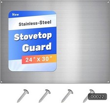 Stainless Steel Stove Backsplash 24x30 Wall P...
