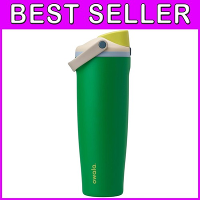 #ad FreeSip Sway Stainless Steel Bottle 40oz Putting Green $79.19