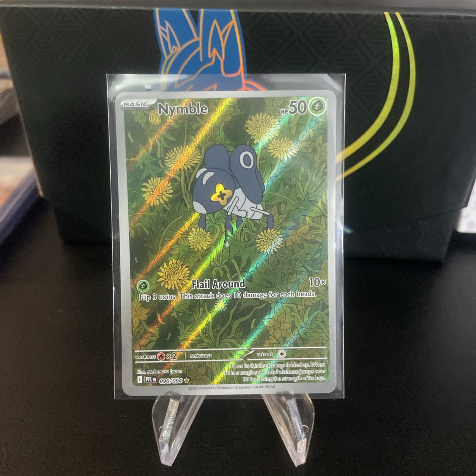 Nymble 96/094 Illustration Rare Pokemon TCG ME02: Phantasmal Flames NM