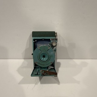 Kodak Petite Vintage Folding 127 Film Camera Green with Bellows