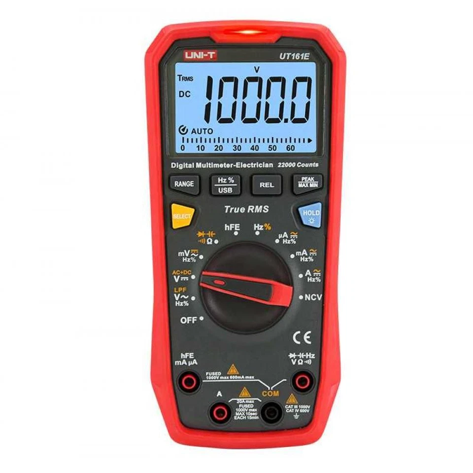 UT161E, Profi-Digitalmultimeter, 1000V, True RMS, 22000 Counts - Bild 1 von 2