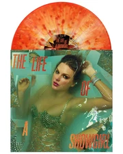 Taylor Swift The Life of a Showgirl Lit My Sky Up Orange Metallic Vinyl PRESALE
