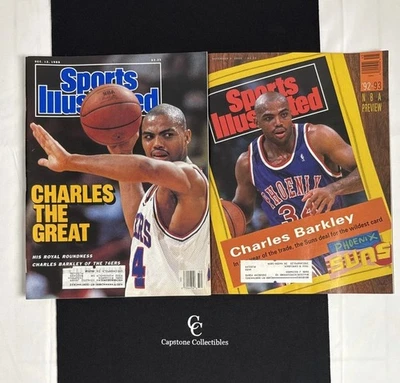 Sports Illustrated Charles Barkley Covers Vintage - 2 Mags 1988 & 1992 - Image 1 of 4
