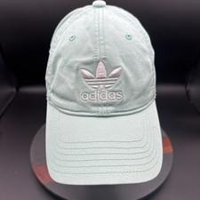 Adidas Originals Trefoil Logo Adjustable Cap in Green Unisex