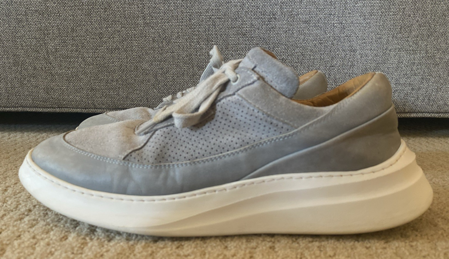 GRAIL Showman Mens Italian Leather Low Top Sneaker US 10 11 RARE image 8