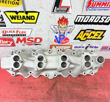 Rare 1932-48 Ford Flathead V8 Weiand 4x2 Aluminum Intake Manifold Hot Rod