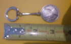 Keychain - JFK - Famous speech on back - color Silver - KENNEDY — photo 4
