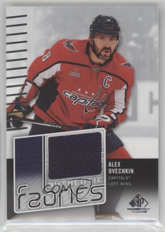 2022-23 Upper Deck SP Game Used Authentic Fabrics Alex Ovechkin #AF-AO 19o8