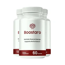 3-Pack Boostaro Capsules, Boostaro Male Pills, Boostaro Supplement -180 Capsules