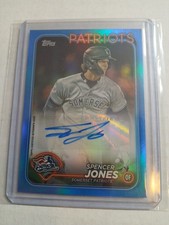 2024 Topps Pro Debut - Spencer Jones #PD-165 Blue Foil Autographs /150 (AU, RC)