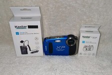 Fujifilm FinePix XP50 Digital Camera Blue With 3 Batteries 16gb - Tested Working