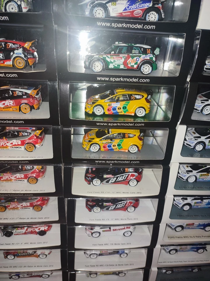 1x Spark Models FORD FIESTA Wrc Ken BLOCK Rally DEUTSCHLAND 2011 - 1:43 RARE - Immagine 3 di 4