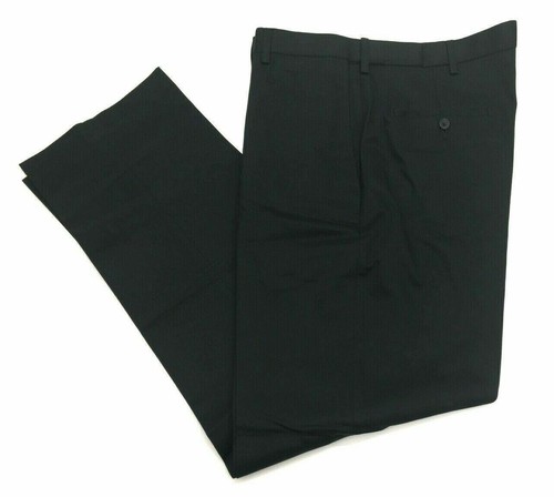 Haggar Men's Waist Pants Classic Fit Non Iron Wrinkle Free Hidden Comfort - Picture 2 of 8