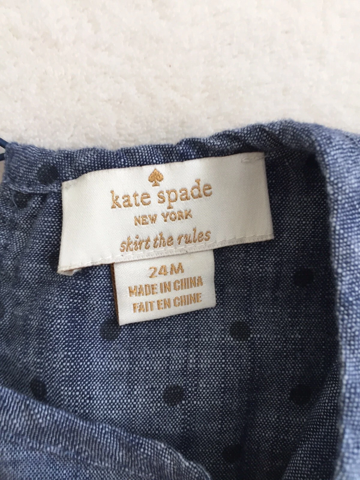 Vestito e fiori Kate Spade bambino 24 mesi