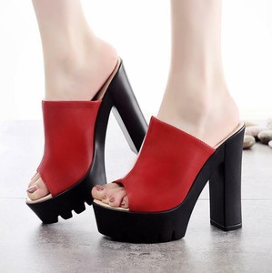 mule platform sandals