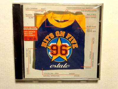 HITS ON FIVE '96 SUMMER - CD 1996 ROTER STEMPEL SIAE NEU UND VERSIEGELT