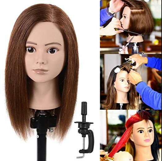 mannequin head real human hair