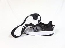 Under Armour UA Yard Turf Black White OREO Baseball Shoes Sz 15 NEW 3025593 002