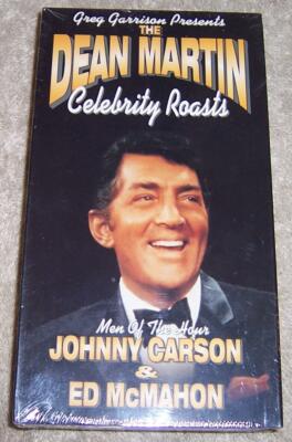 The Dean Martin Celebrity Roasts Johnny Carson Ed McMahon VHS Video NEW