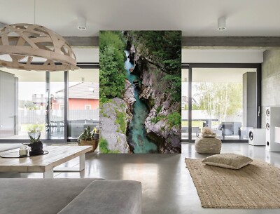 3D Fluss Felsen C9464 Tapete Wandbild Fototapete Abnehmbarer Amy 24
