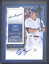 2015 Panini Contenders Prospect Ticket Autograph #47 Corey Seager