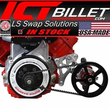 ICT Billet LS Engine Low Mount Driver Side Mechanical Fuel Pump Bracket