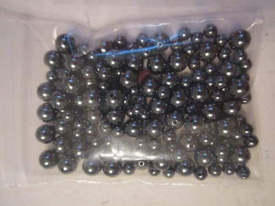 BAG OF LOOSE HEMATITE BEADS - READY FOR STRINGING - GREAT JEWELRY MAKING - SC-3