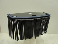 Heritage Springer Driver Floorboard Fringe Blue trim